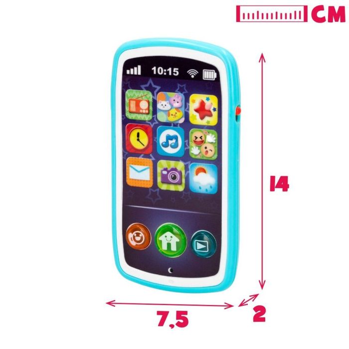 Teléfono de Juguete Winfun 7,5 x 14 x 2 cm (6 Unidades) 1 Teléfono de Juguete Winfun 7,5 x 14 x 2 cm (6 Unidades) 1