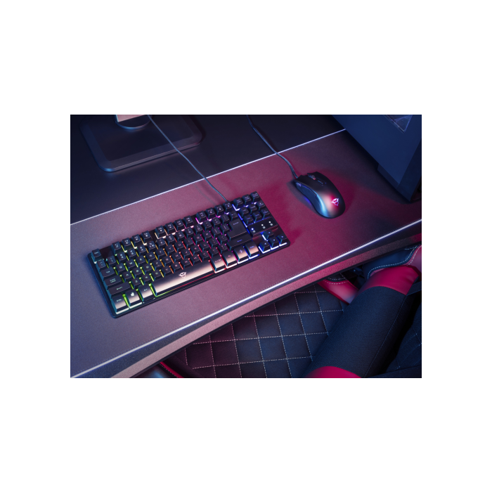 Trust GXT 833 Thado Teclado Gaming USB Tenkeyless (TKL) con Retroiluminación LED, Anti-Ghosting, Negro y Plata 6 Trust GXT 833 Thado Teclado Gaming USB Tenkeyless (TKL) con Retroiluminación LED, Anti-Ghosting, Negro y Plata 6