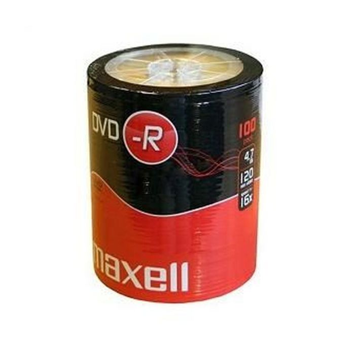 DVD+R Maxell 275733.40.AS (100 Unidades) DVD+R Maxell 275733.40.AS (100 Unidades)