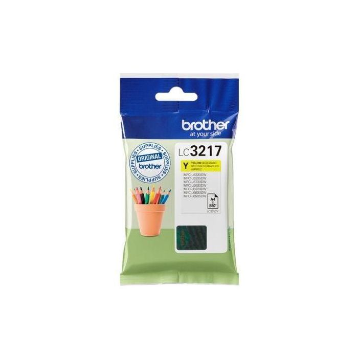 Brother Cartucho de Tinta Amarillo para MFC-J5330DW, J5730DW, J6530DW, J6930DW