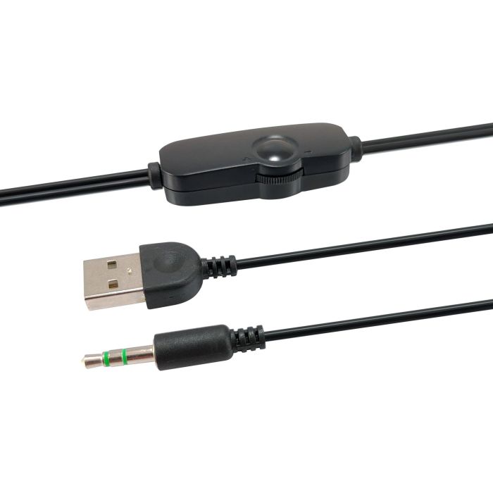 Equip Altavoces 2.0 Mini Negro para PC con Sonido Potente y Conexión USB/Jack 3.5mm 2