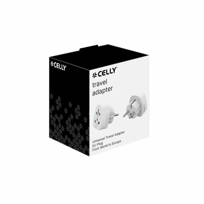 Cargador de Pared Celly TRAVELADAPTER Blanco 1