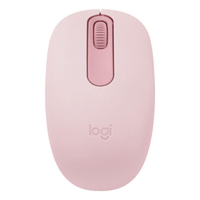 Logitech M196 Ratón Inalámbrico Rosa Bluetooth Óptico 1000 dpi, 12 Meses Batería, Compatible Windows/macOS, Plástico Reciclado