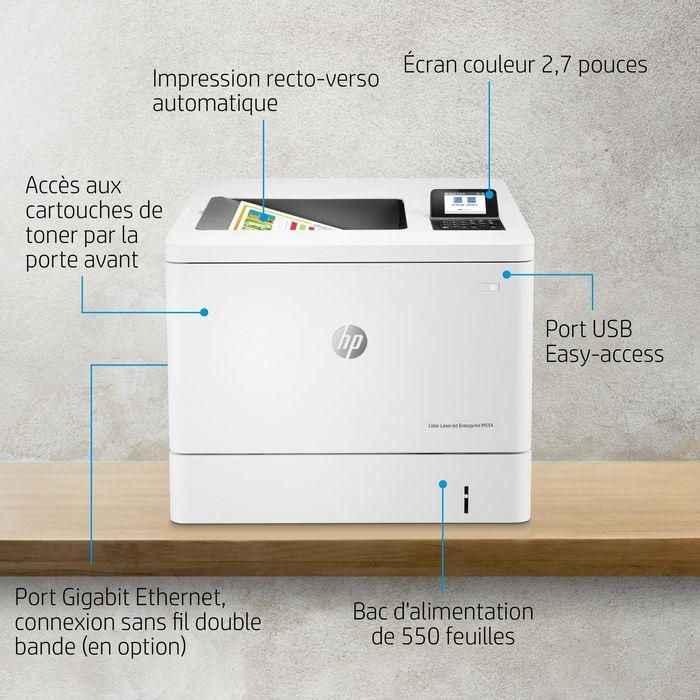 HP Impresora laser color laserJet Enterprise M554dn 6 HP Impresora laser color laserJet Enterprise M554dn 6
