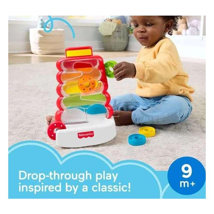 Juego pila de aritos que caen fisher-price 2 Juego pila de aritos que caen fisher-price 2