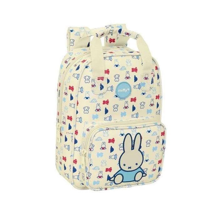 Safta Mochila Infantil Reciclado y Repelente al Agua Miffy Buddy 280x200x80 mm Safta Mochila Infantil Reciclado y Repelente al Agua Miffy Buddy 280x200x80 mm