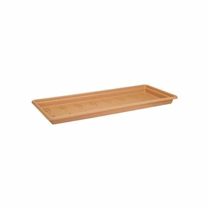 Platillo ELHO Green Basics 100 planter - Terracota blanda - XXL - Exterior - Ø 89.7 x H 5.7 cm