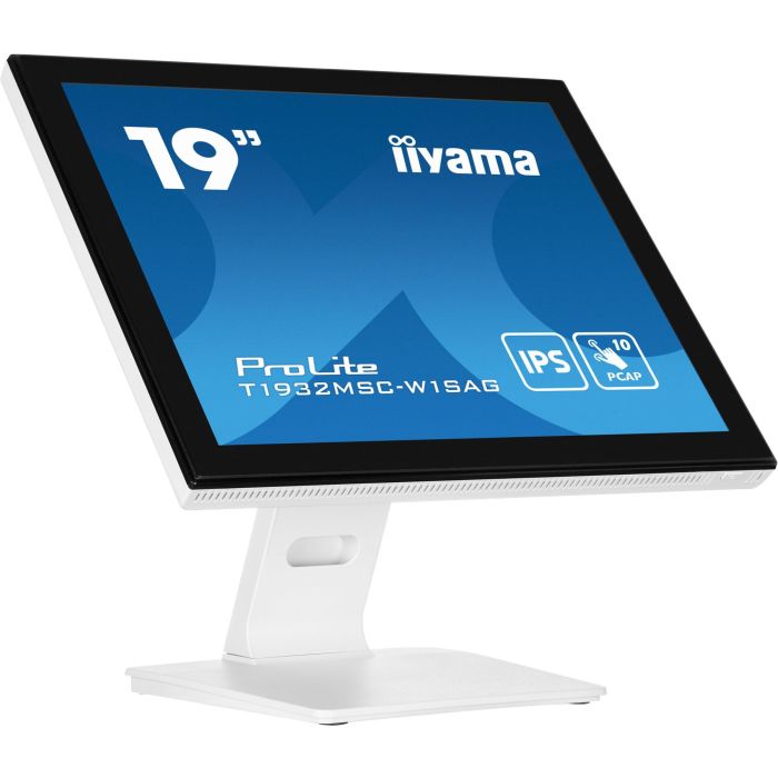 IIYAMA T1932MSC-W1SAG Monitor Táctil 19" Full HD LED M-Touch HDMI DP USB Blanco para Punto de Venta
