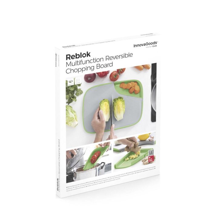 Tabla de Cortar Reversible Multifunción Reblok InnovaGoods 1 Tabla de Cortar Reversible Multifunción Reblok InnovaGoods 1