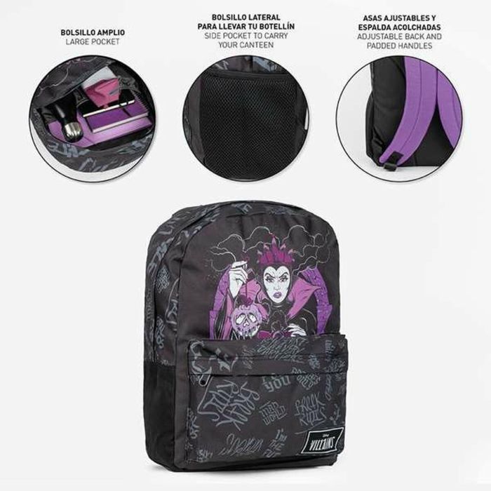 Mochila casual disney villanas 32.0 x 12.0 x 42.0 cm 4 Mochila casual disney villanas 32.0 x 12.0 x 42.0 cm 4