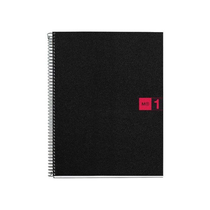 Bloc Miquelrius The Original Notebook 1 Micro.Tapa Pp A4 80H 70G Cuadric.5X5 Rojo (Set de 5)
