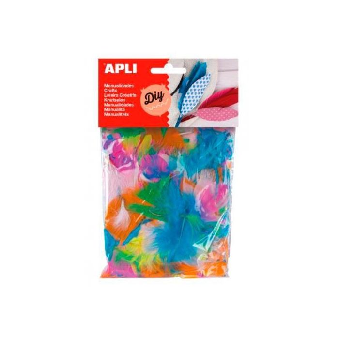Apli Plumas Collage 14 gr Colores Surtidos Apli Plumas Collage 14 gr Colores Surtidos