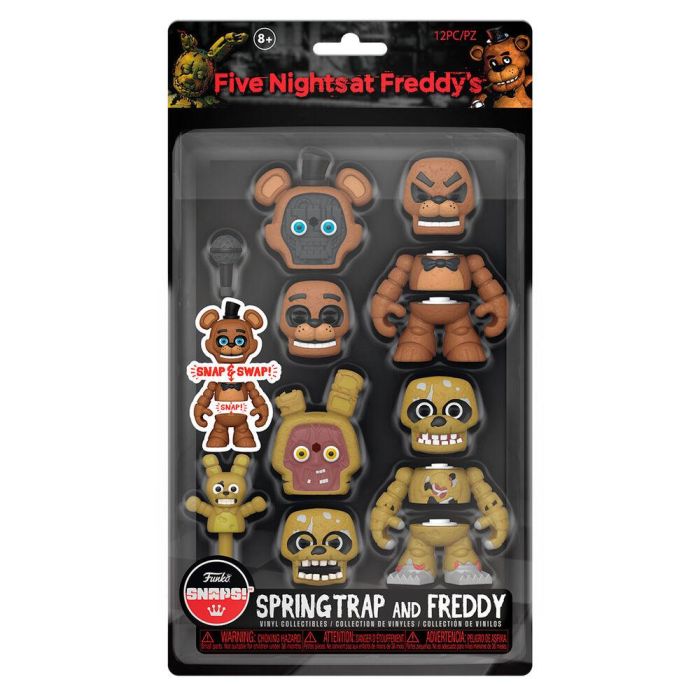 FUNKO Blister 2 figuras Snaps! Five Nights at Freddy's Springtrap y Freddy