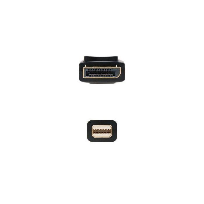 Nanocable Cable Mini DisplayPort Macho - DisplayPort Macho 10.15.2402, 2m, Negro 2 Nanocable Cable Mini DisplayPort Macho - DisplayPort Macho 10.15.2402, 2m, Negro 2