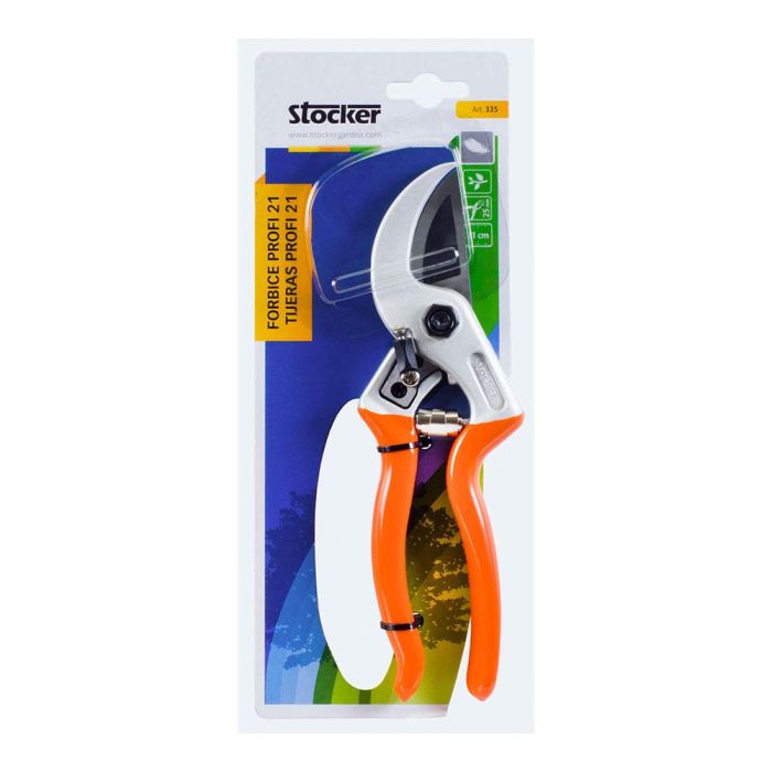 Stocker Tijera de poda Profi de yunque 21 cm de longitud corte 25 mm profesional viticultura 1