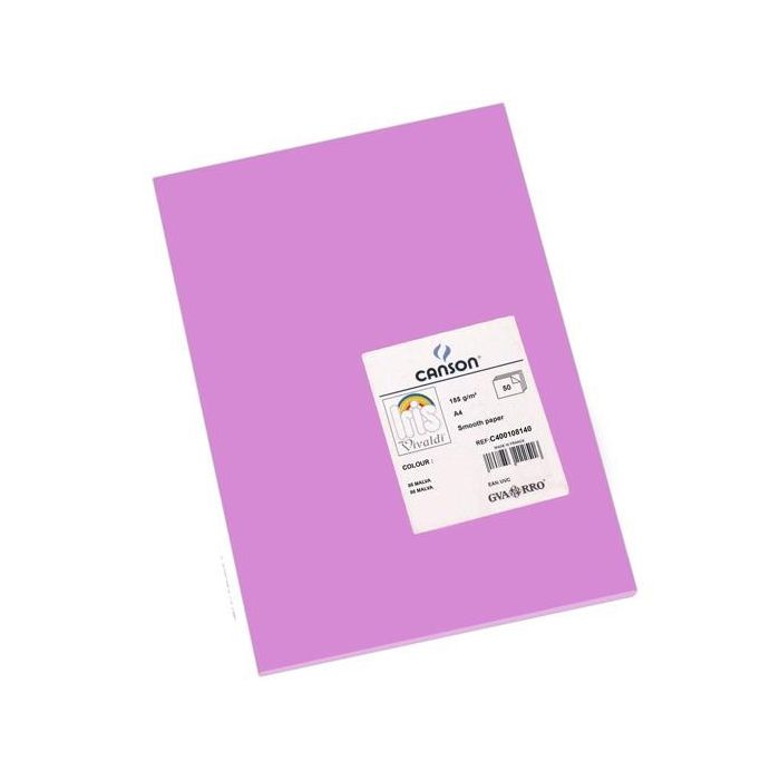 Iris Cartulina 210x297 mm 185 gr Malva -50U- Iris Cartulina 210x297 mm 185 gr Malva -50U-