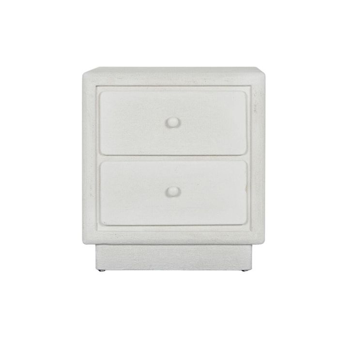 Mesita De Noche Moderno DKD Home Decor Blanco 36 x 53 x 48 cm 1