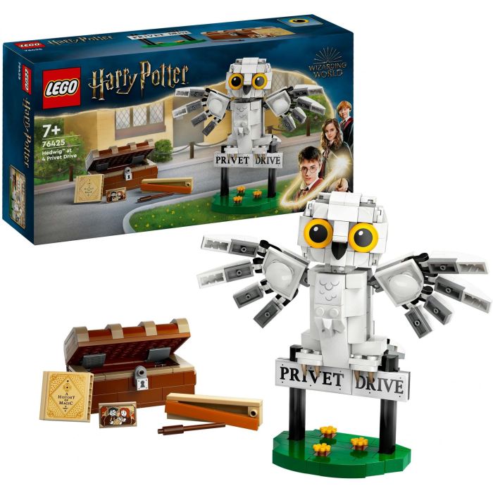 LEGO 76425 Set de Construcción Harry Potter: Lechuza Nival Hedwig Articulada - Número 4 de Privet Drive, Juguete Fantasía 2 LEGO 76425 Set de Construcción Harry Potter: Lechuza Nival Hedwig Articulada - Número 4 de Privet Drive, Juguete Fantasía 2