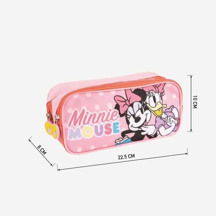 Portatodo Doble Minnie Mouse Rosa 22,5 x 8 x 10 cm 1