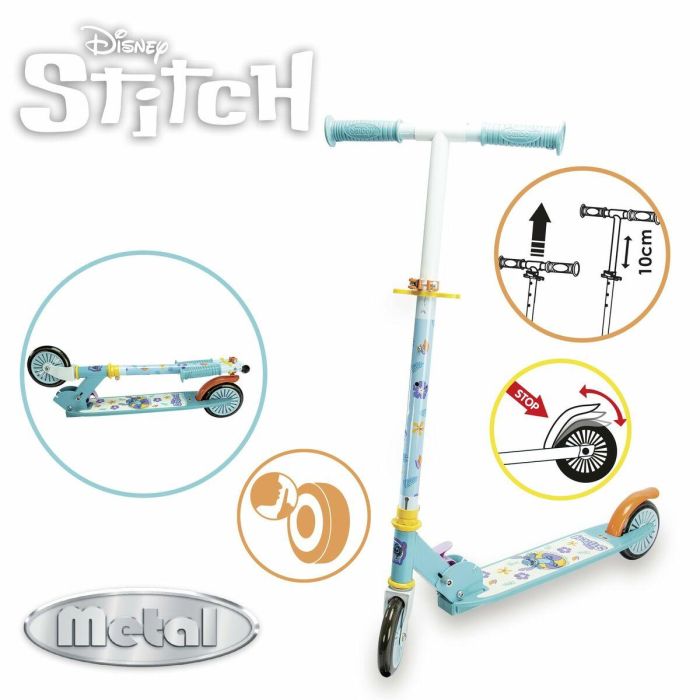 Smoby SMO750379 Patinete Plegable Stitch 2R 1