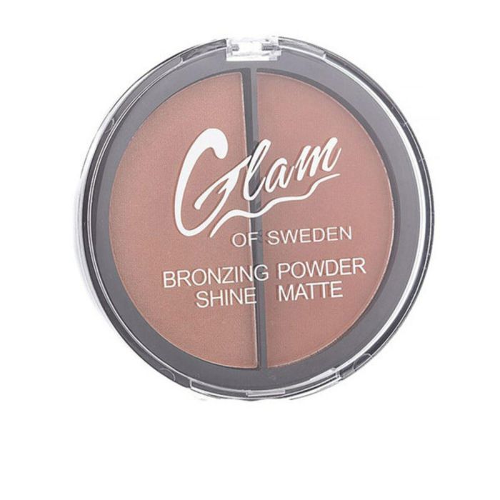 Glam Of Sweden Polvos Bronceadores BRONZING powder para Realzar la Piel, Acabado Luminoso y Natural, Efecto Mate y Brillante 8 gr