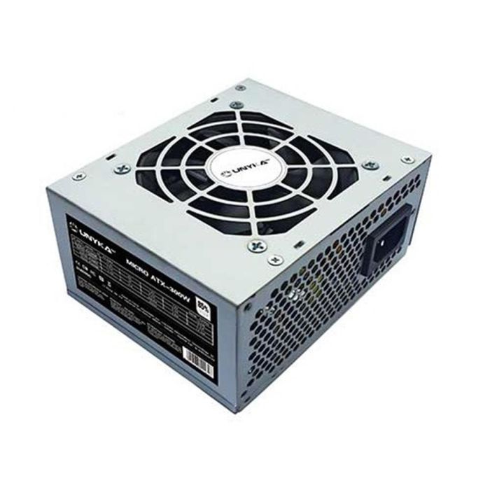 Unykach 52002 Fuente de Alimentación SFX 300W 80 Plus Bronze ATX, PFC Activo, Ventilador de 8 cm, Conector 20+4 Pines, Compatible con microATX/ATX Unykach 52002 Fuente de Alimentación SFX 300W 80 Plus Bronze ATX, PFC Activo, Ventilador de 8 cm, Conector 20+4 Pines, Compatible con microATX/ATX