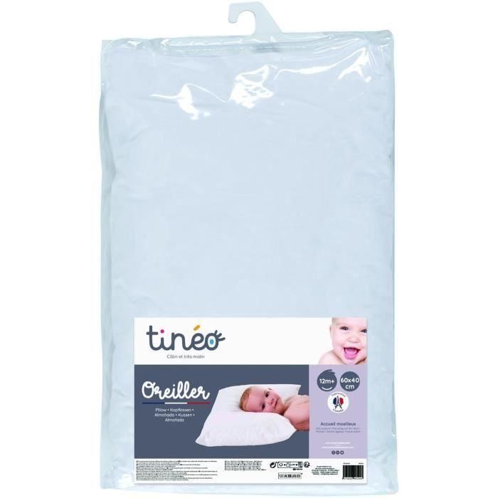 Almohada TINEO Tinéo - 40 x 60 cm - 52% poliéster - 48% algodón 2 Almohada TINEO Tinéo - 40 x 60 cm - 52% poliéster - 48% algodón 2