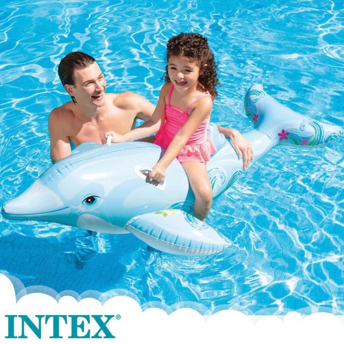 Figura Hinchable para Piscina Intex Delfín 175 x 38 x 66 cm (6 Unidades) 5