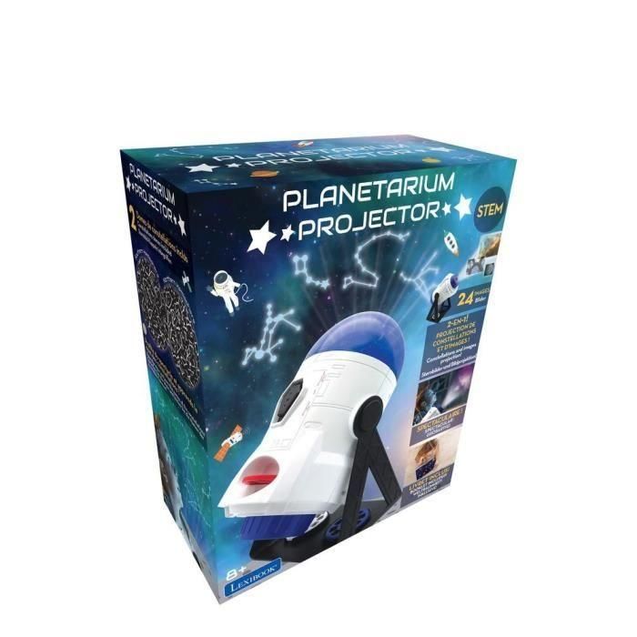 Lexibook Proyector Planetario 360° Motorizado para Techos y Paredes - 24 Proyecciones, Mapa de Constelaciones y Folleto Educativo 4 Lexibook Proyector Planetario 360° Motorizado para Techos y Paredes - 24 Proyecciones, Mapa de Constelaciones y Folleto Educativo 4