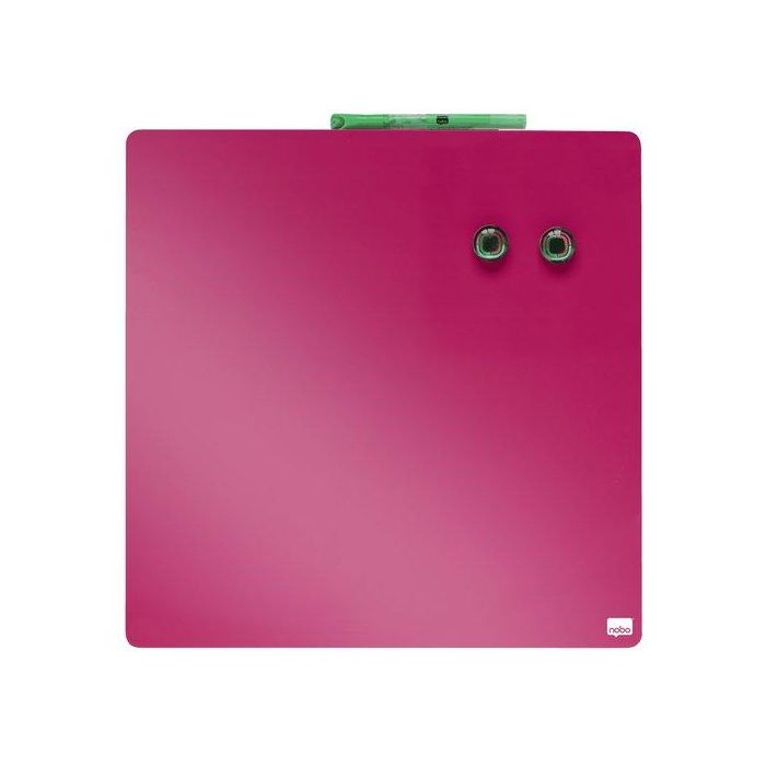 Pizarra Hogar Magnetica Nobo 36X36 Cm Rosa
