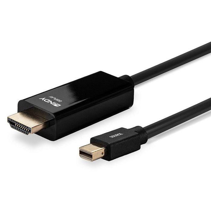Lindy Cable Mini DisplayPort a HDMI 3m 10.2G 4K UHD 30Hz Audio 7.1 para PC Laptop Monitor TV 4 Lindy Cable Mini DisplayPort a HDMI 3m 10.2G 4K UHD 30Hz Audio 7.1 para PC Laptop Monitor TV 4