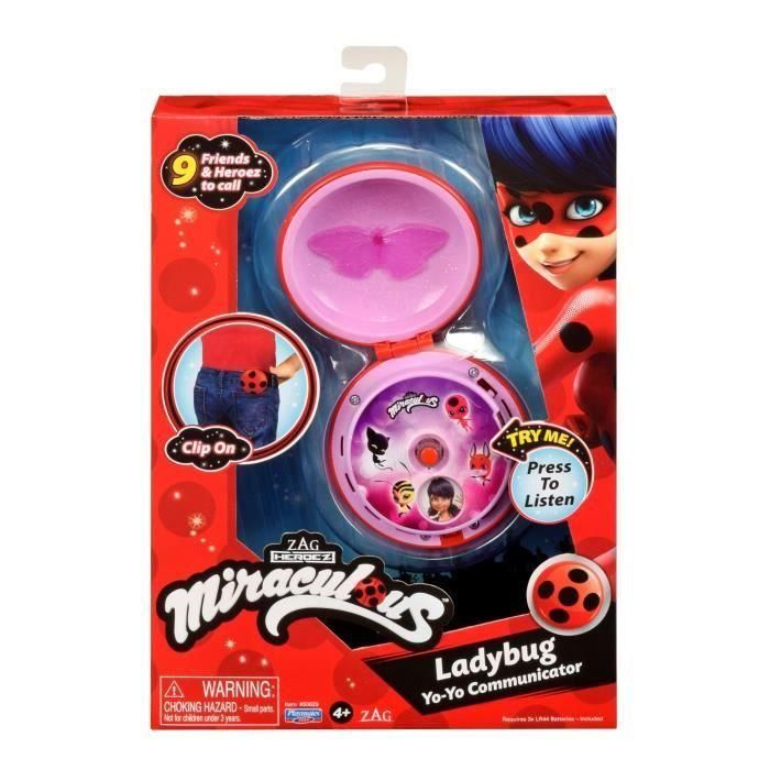 Miraculous Teléfono Mágico Luminoso de Ladybug Juguete Interactivo con Más de 30 Frases y Llamadas a 9 Personajes 5