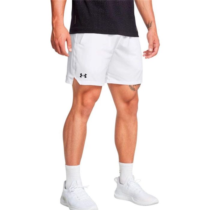 Pantalones Cortos Deportivos para Hombre Under Armour Vanish Woven Blanco 6-7 Años 2