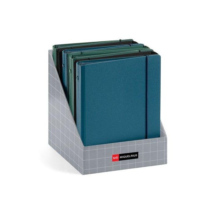 Agenda Anual (2026) Catalan Miquelrius Anillas Tapa Poliuretano Con Goma Plus 155X213 S/V Assortiment Expositor De 6