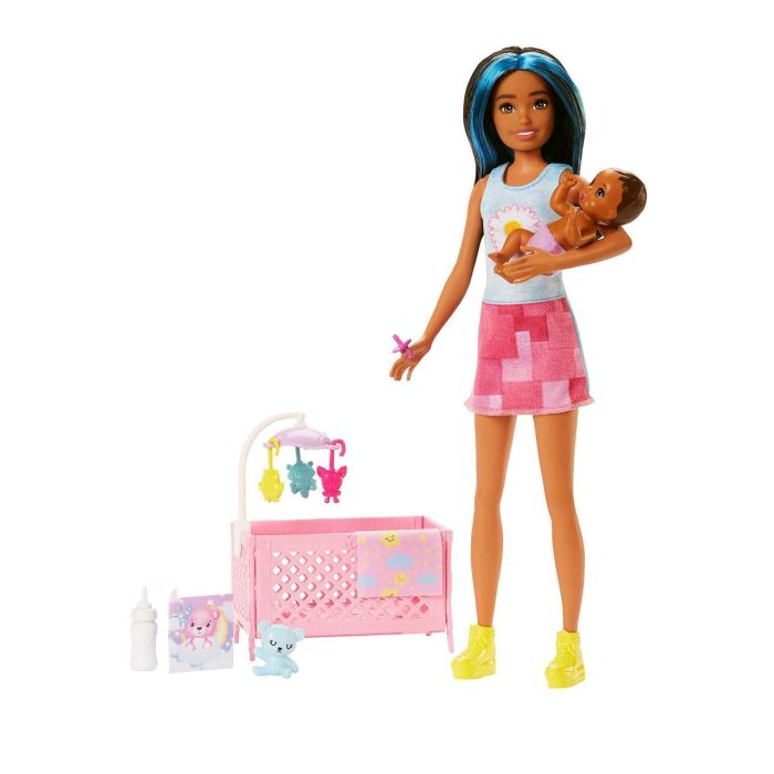 Set Barbie Skipper Muñeca Niñera Hjy34 Mattel