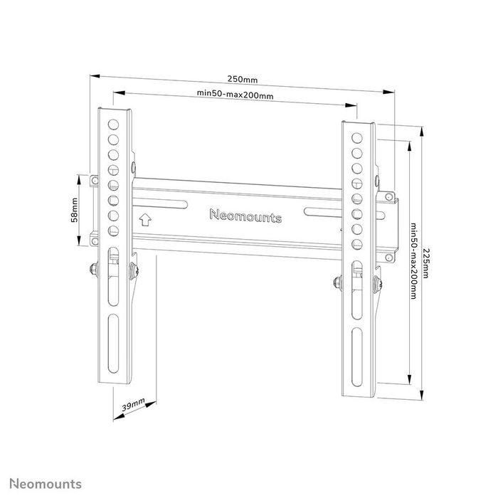 Neomounts WL30-350BL12 TV mount wall 24-55" - fixed - lockable, 30 kg, 61 cm(24"), 139.7 cm (55"), 50 x 50 mm, 200 x 200 mm, Black 13 Neomounts WL30-350BL12 TV mount wall 24-55" - fixed - lockable, 30 kg, 61 cm(24"), 139.7 cm (55"), 50 x 50 mm, 200 x 200 mm, Black 13
