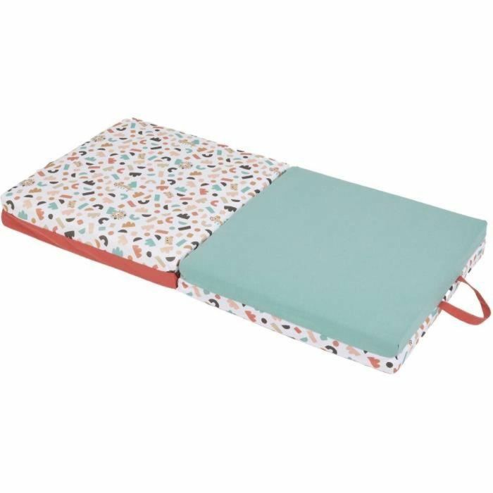 Tineo TIN3275055961102 Alfombra de Juego Malin Evolutiva Multifunción 3 en 1 120 x 120 cm Geométrica Animales Divertidos 2