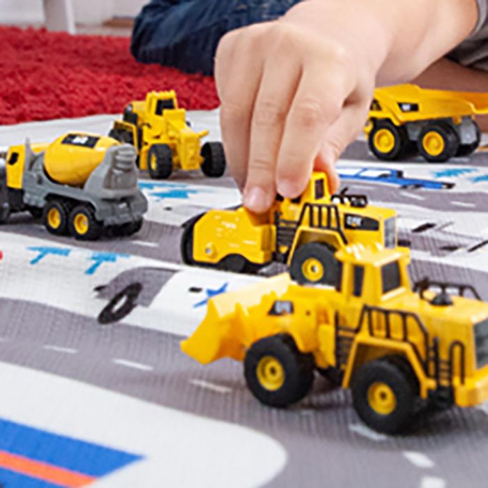Funrise Pack 3 Vehículos Obras Caterpillar 82273 Metálicos con Partes Articuladas +2 Años 3