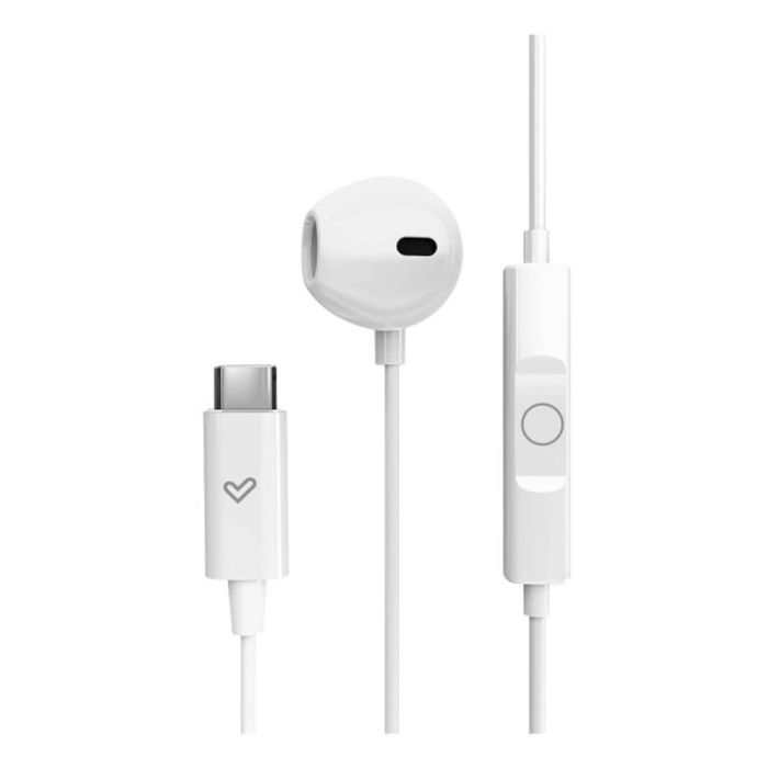 Energy Sistem Auriculares Easypods con Cable USB Tipo C, Micrófono Integrado, Diseño Ergonómico - Blanco 2 Energy Sistem Auriculares Easypods con Cable USB Tipo C, Micrófono Integrado, Diseño Ergonómico - Blanco 2