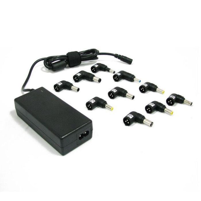 Leotec LENCSHOME10 Cargador universal automático de 70W para ordenador portátil, incluye 10 adaptadores, detección de voltaje 15-20V, negro Leotec LENCSHOME10 Cargador universal automático de 70W para ordenador portátil, incluye 10 adaptadores, detección de voltaje 15-20V, negro