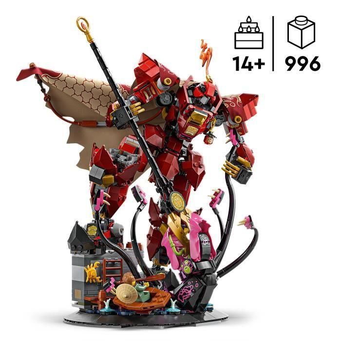 LEGO 71846 NINJAGO Fire Knight Mech Set de Construcción de Kai para Niños de 14 Años 1 LEGO 71846 NINJAGO Fire Knight Mech Set de Construcción de Kai para Niños de 14 Años 1