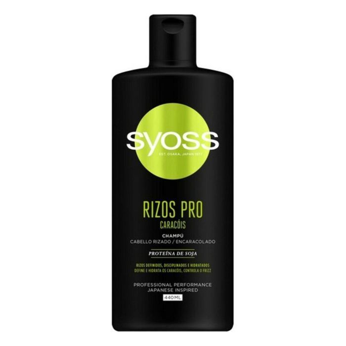 Syoss RIZOS PRO Champú para Cabello Rizado y Ondulado Antiencrespamiento, Hidratación Profunda y Definición Natural 440 ml 0 Syoss RIZOS PRO Champú para Cabello Rizado y Ondulado Antiencrespamiento, Hidratación Profunda y Definición Natural 440 ml 0