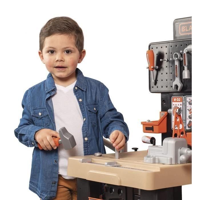 Black+Decker Mega Centro Taller de Bricolaje Infantil completo con Herramientas y Accesorios. Incluye Mecánica, Fontanería, Pintura, Carpintería. 4 Black+Decker Mega Centro Taller de Bricolaje Infantil completo con Herramientas y Accesorios. Incluye Mecánica, Fontanería, Pintura, Carpintería. 4