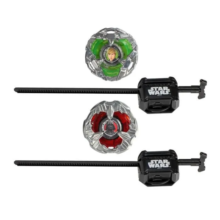 Beyblade X Star Wars Luke Skywalker 4-80B vs. Darth Vader 4-60B, Paquete Múltiple 1