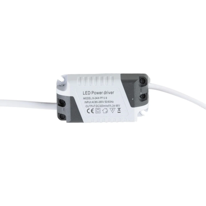 Plafón LED Circular 24W 2400Lm CCT Regulable 3000-6000K IP20 Blanco Aluminio [HO-PLAF-C-24W-CCT]