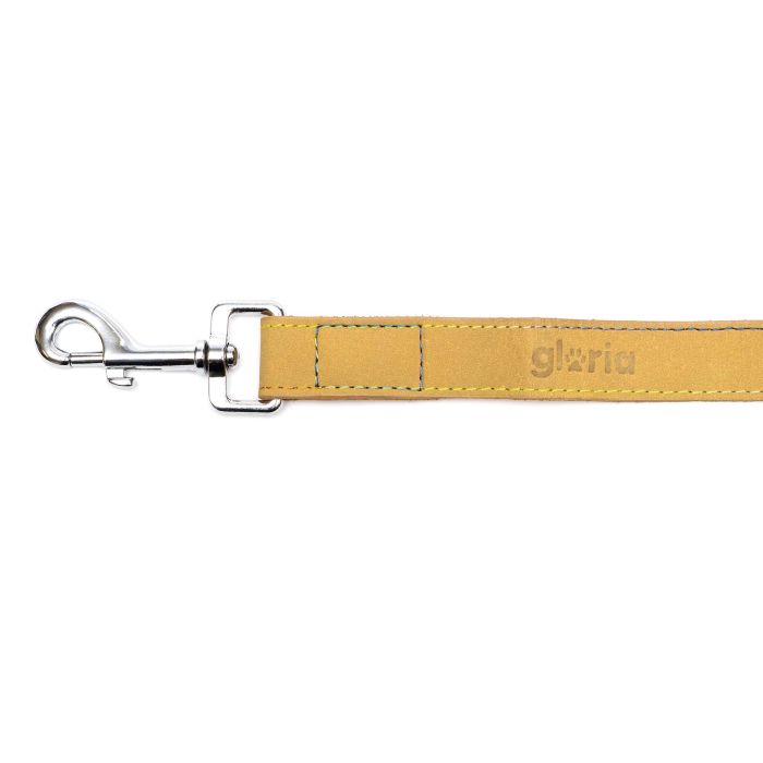 Gloria Correa para Perro Nobuk Oasis Reforzada con Mosquetón Retráctil 60 cm x 30 mm Amarillo