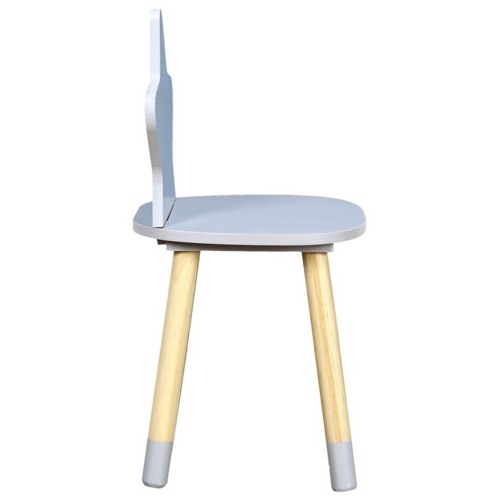 Home Deco Kids Silla Infantil Estrella Gris 28x27 cm h.54 cm 3