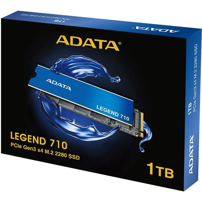 Adata LEGEND 710 Disco Duro Interno SSD 1TB NVMe PCIe Gen3 x4, Lectura 2400MB/s, Escritura 1800MB/s 8 Adata LEGEND 710 Disco Duro Interno SSD 1TB NVMe PCIe Gen3 x4, Lectura 2400MB/s, Escritura 1800MB/s 8