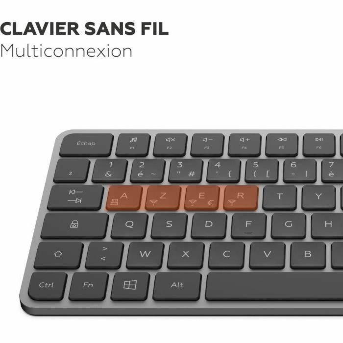 Teclado Mobility Lab KP430W Mini Gris 10 Teclado Mobility Lab KP430W Mini Gris 10