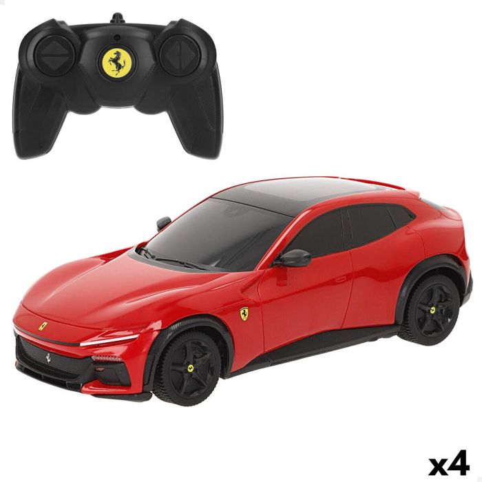 Coche Radio Control Ferrari PUROSANGUE 1:24 20 x 6 x 9 cm (4 Unidades) 0 Coche Radio Control Ferrari PUROSANGUE 1:24 20 x 6 x 9 cm (4 Unidades) 0